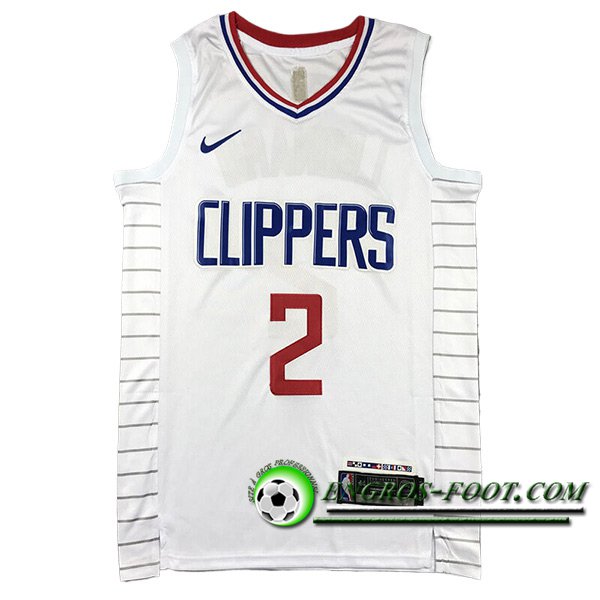 Maillot Los Angeles Clippers (LEONARD #2) 2024/25 Blanc -02