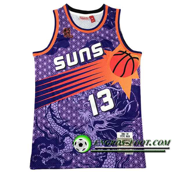 Maillot Phoenix Suns (NASH #13) 2024/25 Pourpre/Orange