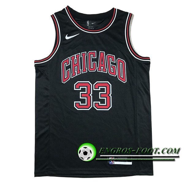 Maillot Chicago Bulls (PIPPEN #33) 2024/25 Noir/Rouge