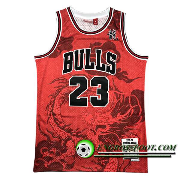 Maillot Chicago Bulls (JORDAN #23) 2024/25 Rouge/Noir