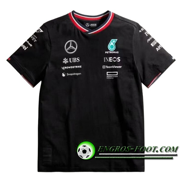 T-Shirt F1 Mercedes Benz Team Noir 2024