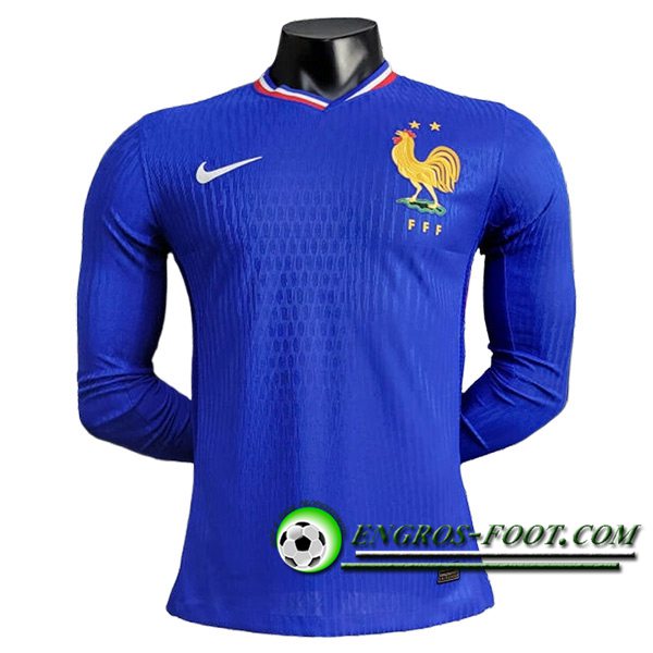 Maillot Equipe Foot France Manches Longues Domicile 2024/2025