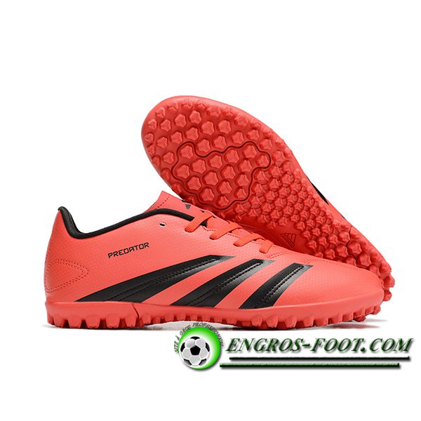 Adidas Chaussures de Foot Predator Club TF Orange/Noir