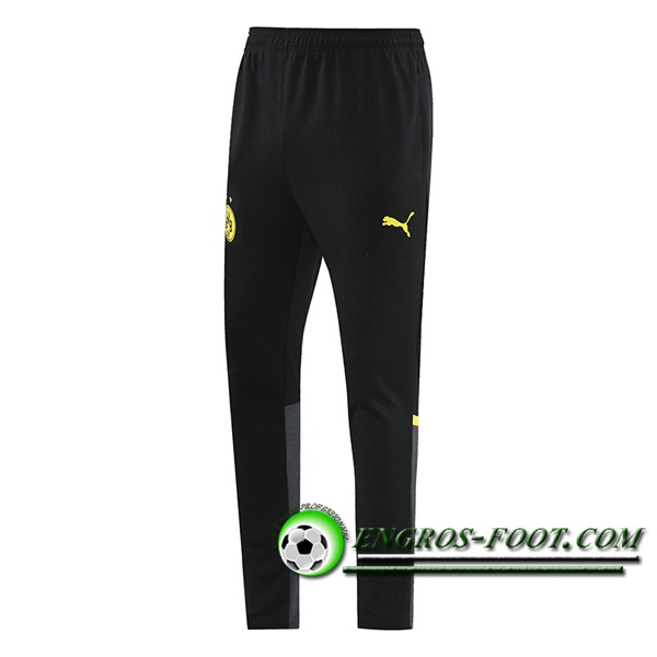 Pantalon Foot Dortmund Noir/Jaune 2024/2025 -02