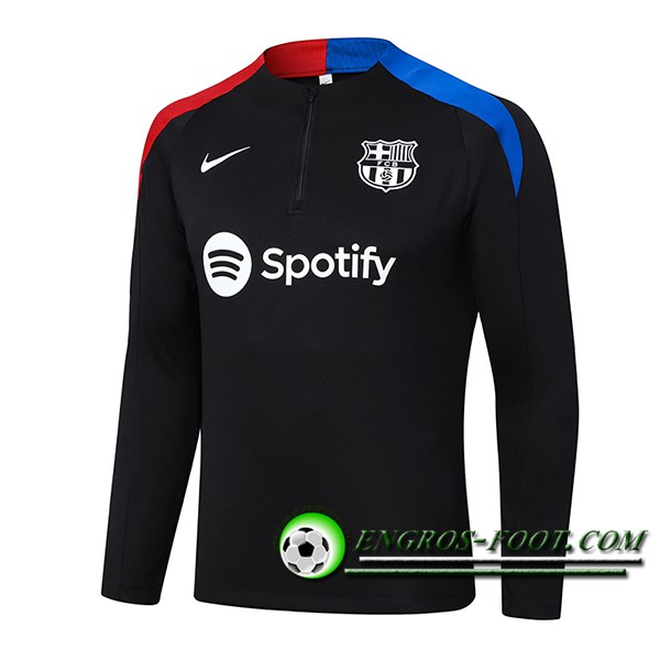Sweatshirt Training FC Barcelone Noir/Bleu/Rouge 2024/2025