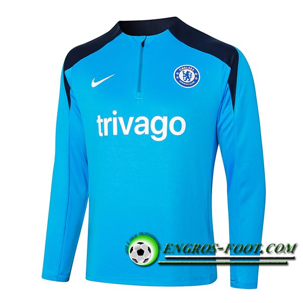 Sweatshirt Training FC Chelsea Bleu 2024/2025