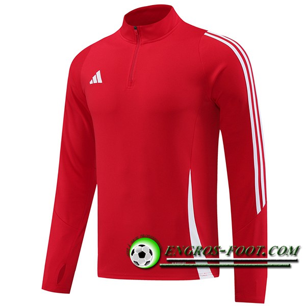 Sweatshirt Training Adidas Rouge/Blanc 2024/2025