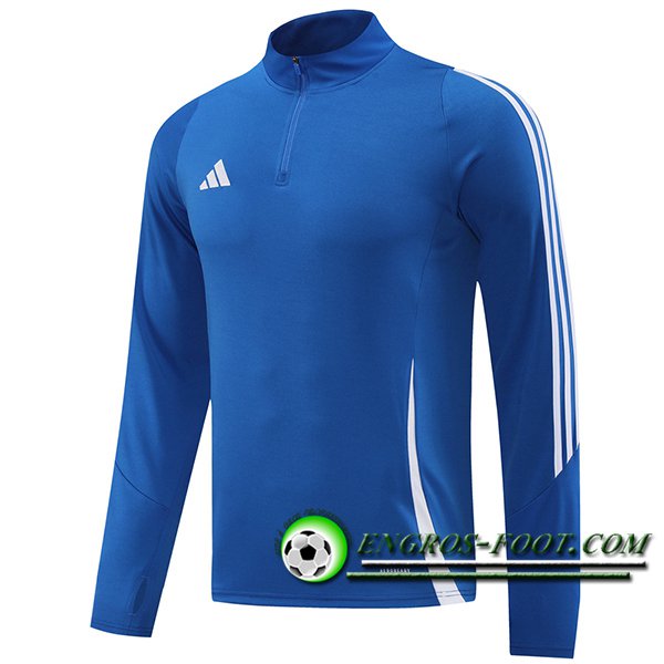 Sweatshirt Training Adidas Bleu/Blanc 2024/2025