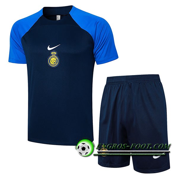 Ensemble Training T-Shirts + Shorts Al-Nassr FC Bleu 2024/2025