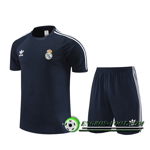 Ensemble Training T-Shirts + Shorts Real Madrid Noir 2024/2025