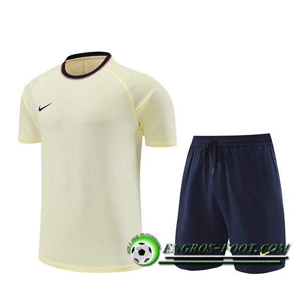 Ensemble Training T-Shirts + Shorts Nike Beige 2024/2025