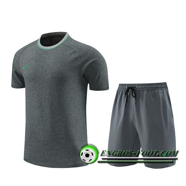 Ensemble Training T-Shirts + Shorts Nike Gris 2024/2025