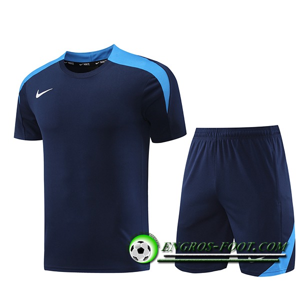 Ensemble Training T-Shirts + Shorts Nike Bleu Marine 2024/2025