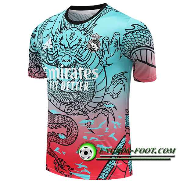 Training T-Shirts Real Madrid Vert/Rouge 2024/2025