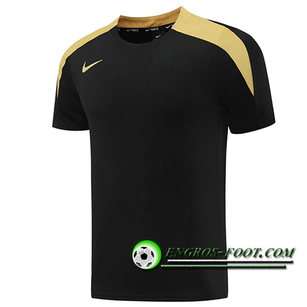 Training T-Shirts Nike Noir/Jaune 2024/2025