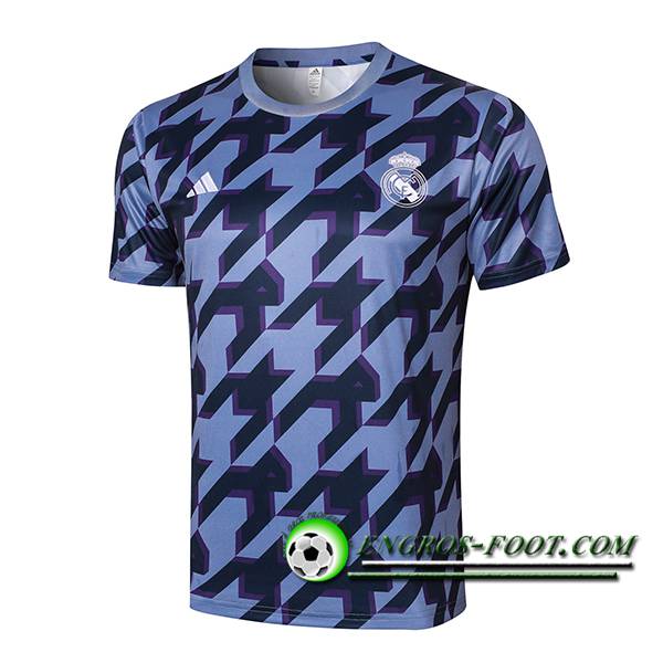 Training T-Shirts Real Madrid Noir/Pourpre 2024/2025