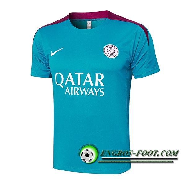 Training T-Shirts PSG Vert/Pourpre 2024/2025