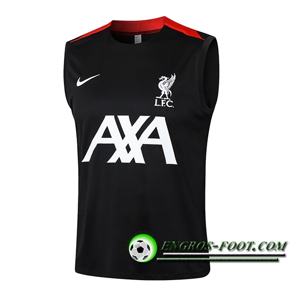 Training Debardeur FC Liverpool Noir/Rouge 2024/2025