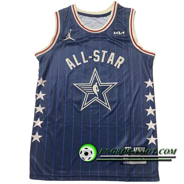 Maillot American All-Star (LILLARD #0) 2024/25 Bleu/Blanc -02