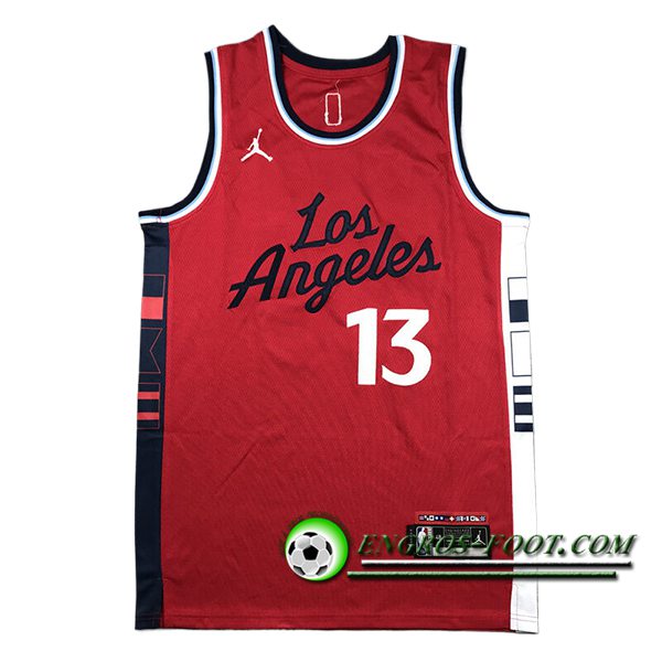 Maillot Los Angeles Clippers (GEORGE #13) 2024/25 Rouge/Blanc/Noir