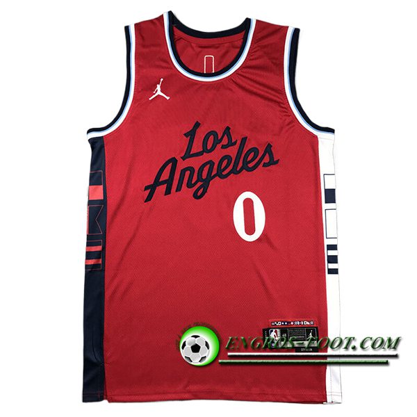 Maillot Los Angeles Clippers (WESTBROOK #0) 2024/25 Rouge/Blanc/Noir