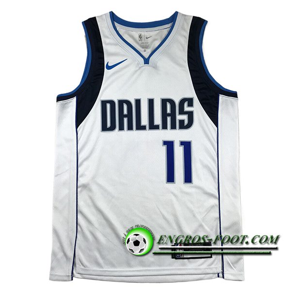 Maillot Dallas Mavericks (IRVING #11) 2024/25 Blanc/Noir/Bleu