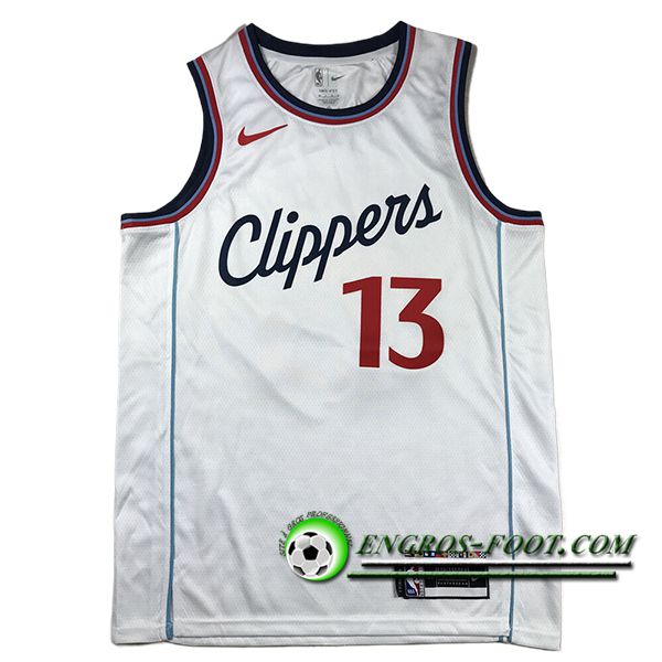 Maillot Los Angeles Clippers (GEORGE #13) 2024/25 Blanc