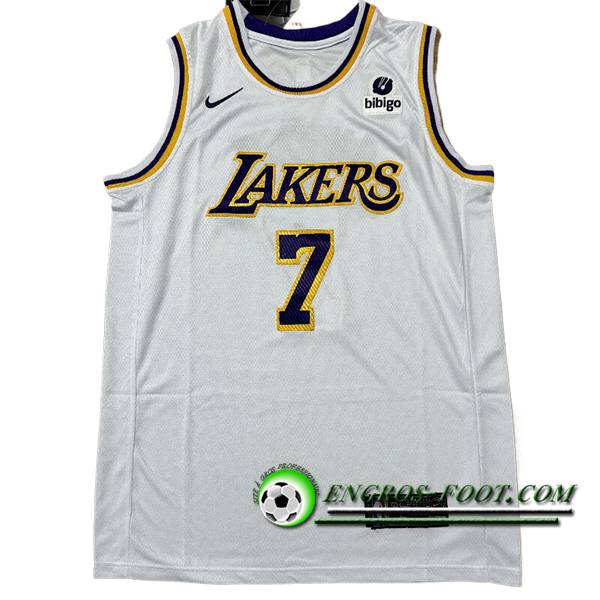 Maillot Los Angeles Lakers (ANTHONY #7) 2024/25 Blanc/Noir