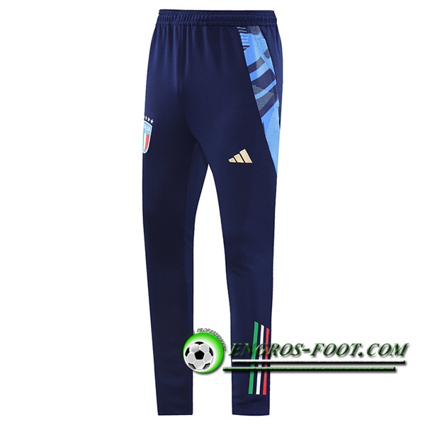 Pantalon Foot Italie Bleu Foncé 2024/2025 -02