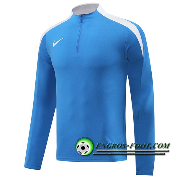 Sweatshirt Training Nike Bleu/Blanc 2024/2025 -03