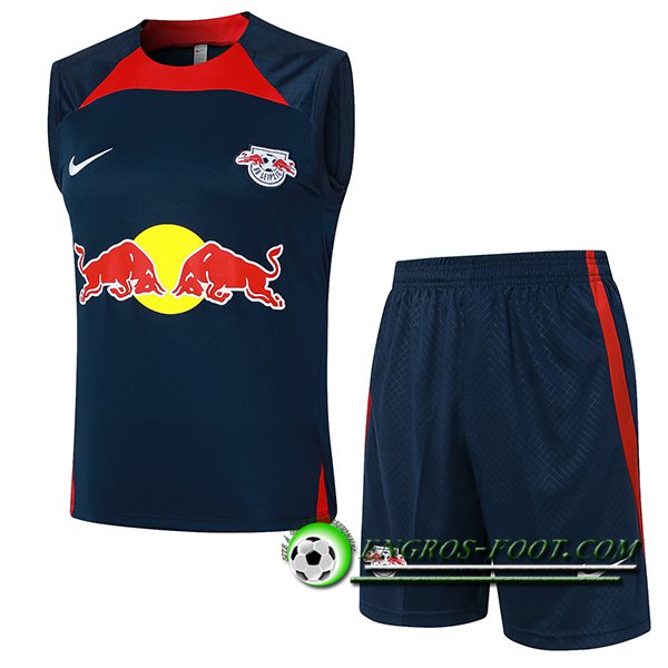 Ensemble Training Debardeur RB Leipzig Bleu/Rouge 2024/2025