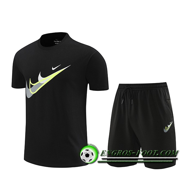 Ensemble Training T-Shirts Nike Noir/Jaune 2024/2025