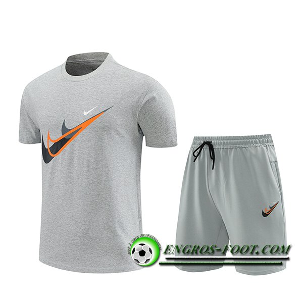 Ensemble Training T-Shirts Nike Gris 2024/2025