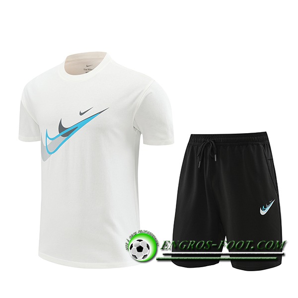 Ensemble Training T-Shirts Nike Blanc 2024/2025