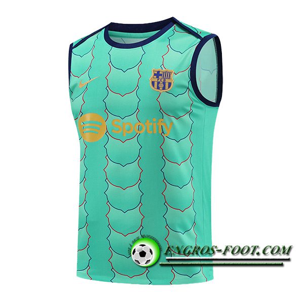 Training Debardeur FC Barcelone Vert 2024/2025