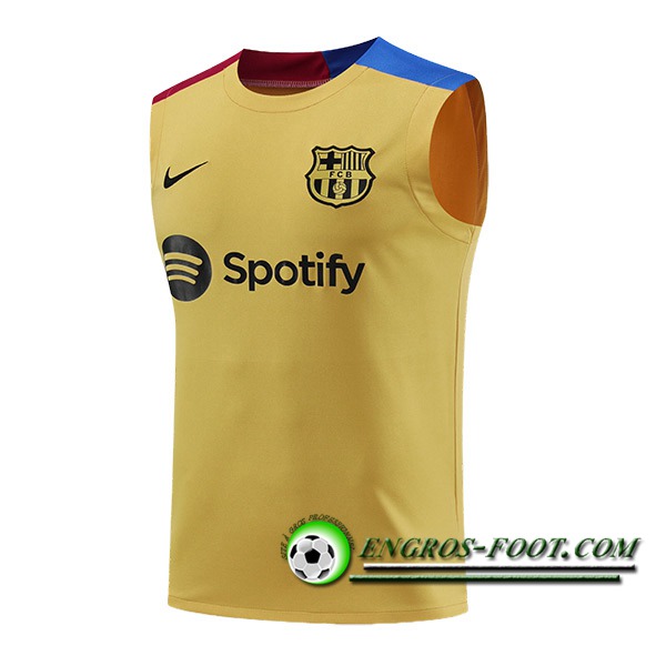 Training Debardeur FC Barcelone Jaune/Bleu/Rouge 2024/2025