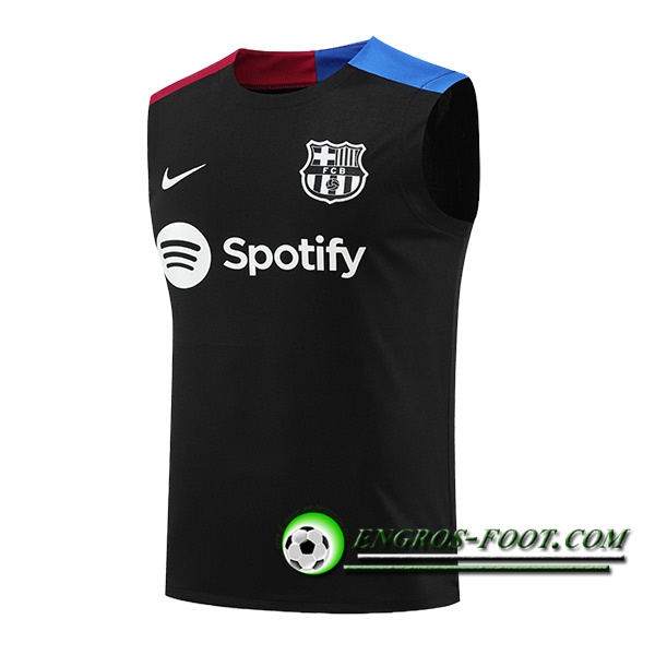 Training Debardeur FC Barcelone Noir/Bleu/Rouge 2024/2025