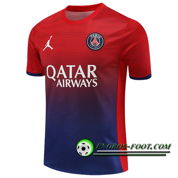 Training T-Shirts PSG Rouge/Bleu 2024/2025