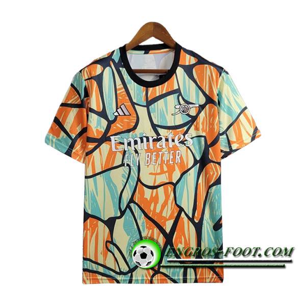 Training T-Shirts Arsenal Orange/Vert 2024/2025