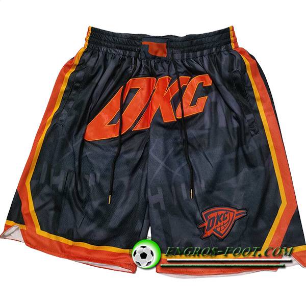 Shorts NBA Oklahoma City Thunder 2024/25 Noir/Orange