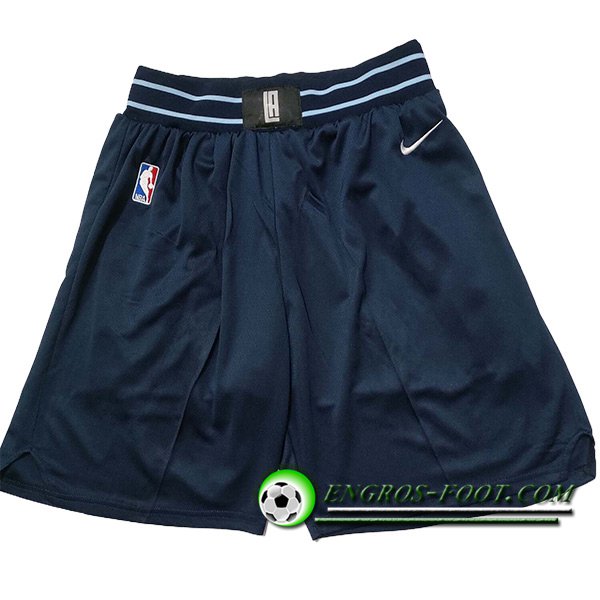 Shorts NBA Los Angeles Clippers 2024/25 Bleu Foncé -04