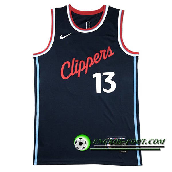 Maillot Los Angeles Clippers (GEORGE #13) 2024/25 Bleu Foncé -02