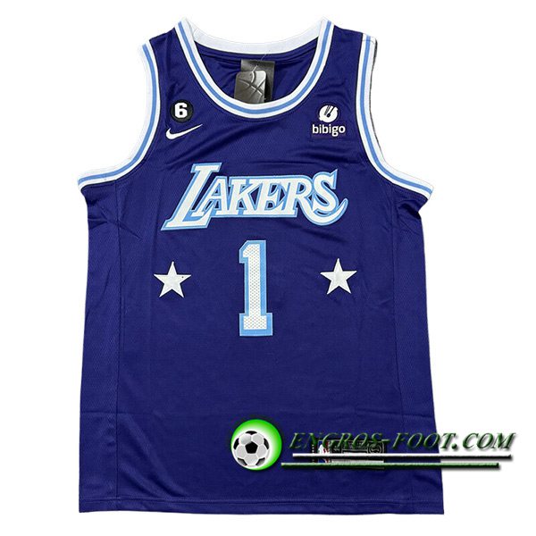 Maillot Los Angeles Lakers (RUSSELL #1) 2024/25 Bleu/Blanc