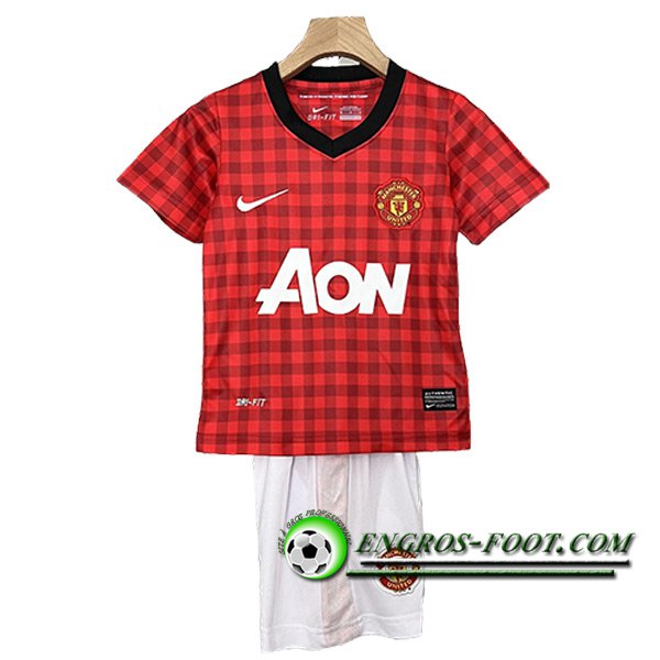 Maillot de Foot Manchester United Retro Enfant Domicile 2012/2013