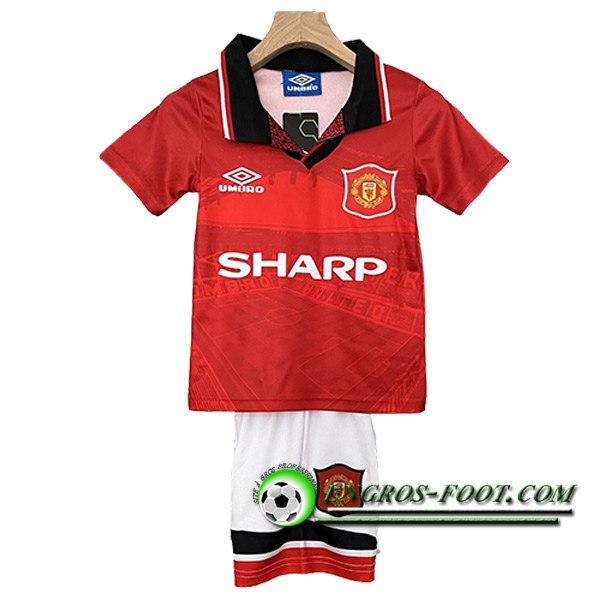 Maillot de Foot Manchester United Retro Enfant Domicile 1994/1996