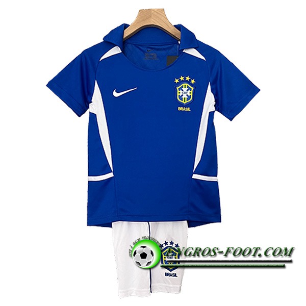 Maillot de Foot Bresil Retro Enfant Exterieur 2000