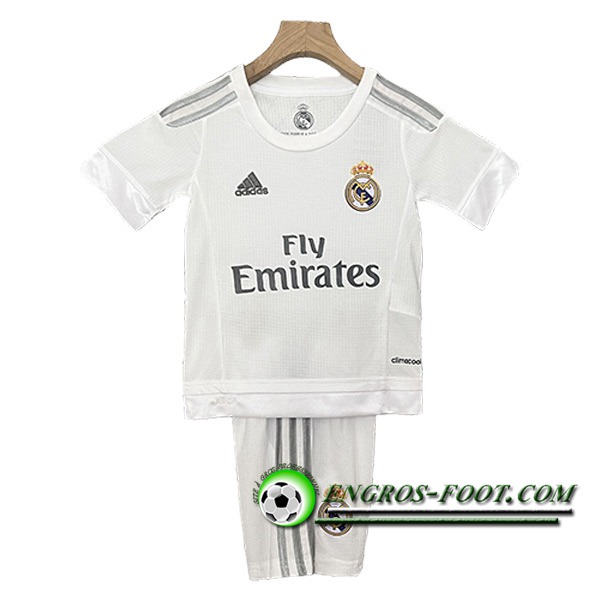 Maillot de Foot Real Madrid Retro Enfant Domicile 2015/016