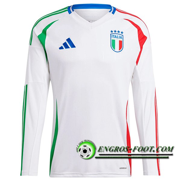 Maillot Equipe Foot Italie Exterieur Manches Longues 2024/2025