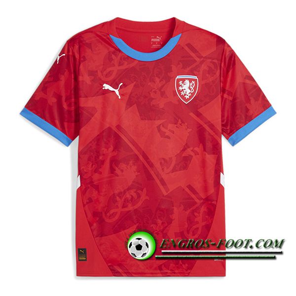 Maillot Equipe Foot Republique Tcheque Domicile 2024/2025