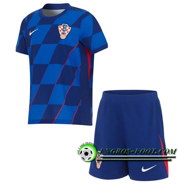 Maillot de Foot Croatie Enfant Exterieur UEFA Euro 2024